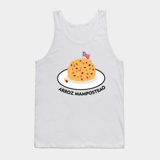 Arroz Mamposteao Puerto Rican Food Latino Caribbean Rice Tank Top